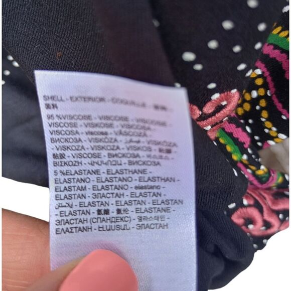 NWT Desigual Mara Embroidered Mandala 3/4 Sleeve A-Line Black Mini Dress - Picture 5 of 15